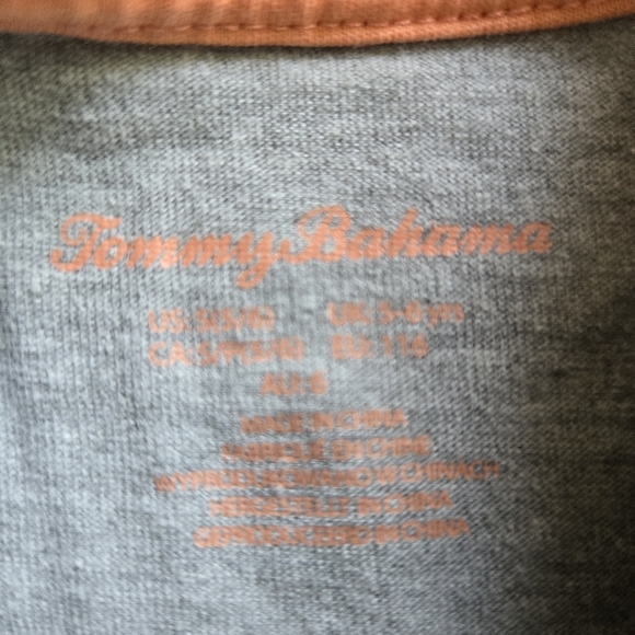 Air Jordan & Tommy Bahama Set of 2 short sleeve tees size 6 VGUC - Picture 10 of 12